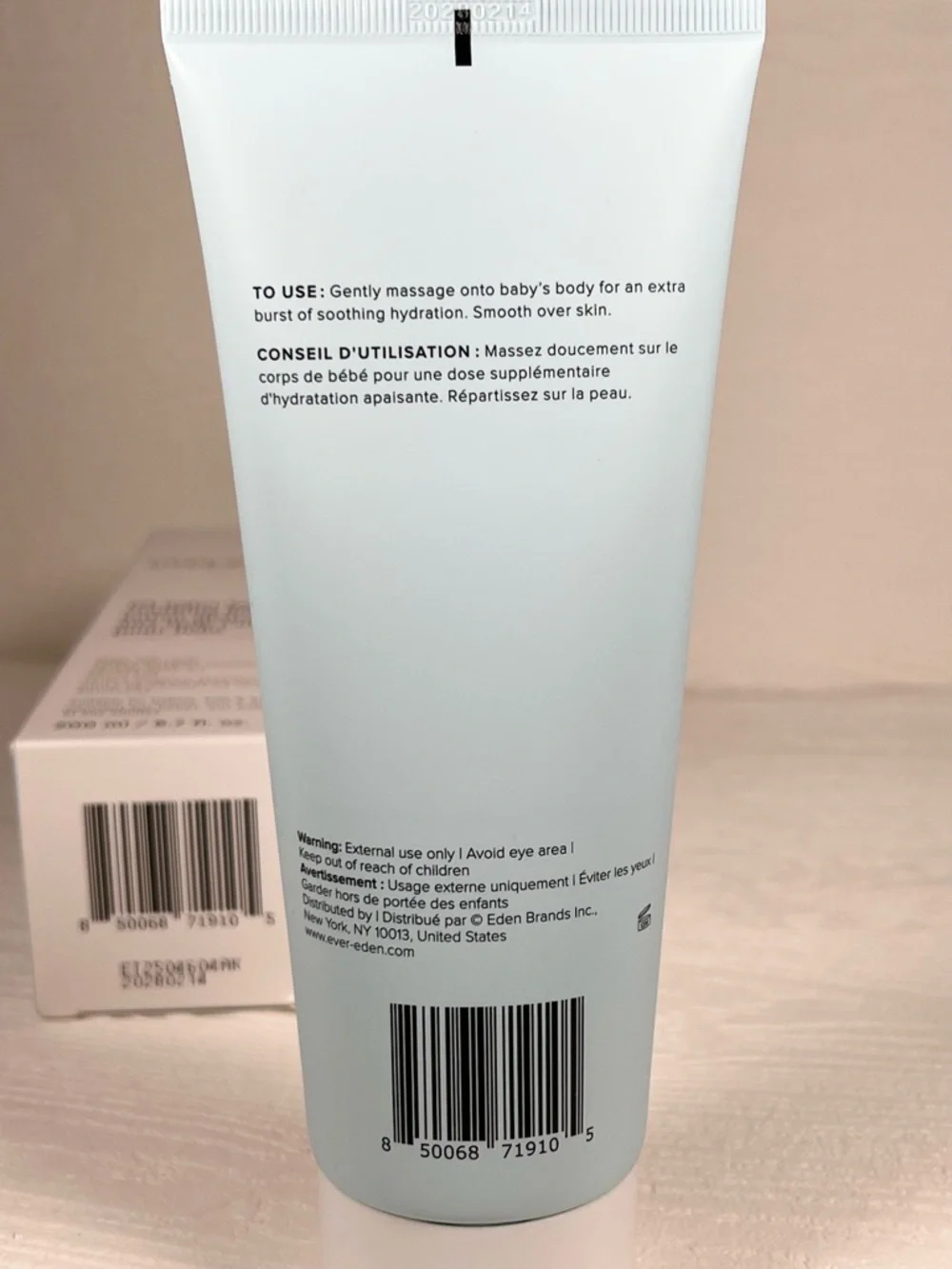 Evereden Tri-Water Fragrance Free Baby Lotion